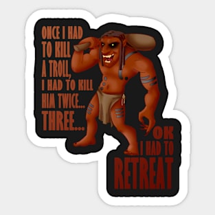 RPG TROLL Sticker